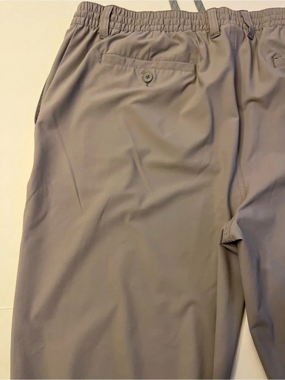 Birdie Bound Gray Performance Golf Pull On Elastic Waist Jogger Pants 2XL